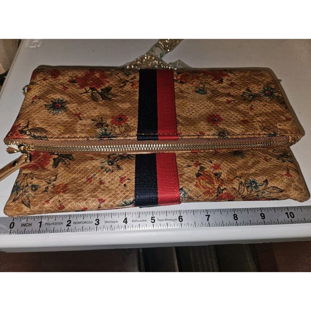 New! Lot Of 2! Moda Luxe Ela Fold-Over Crossbody Clutch Handbag - Picture 8 of 13